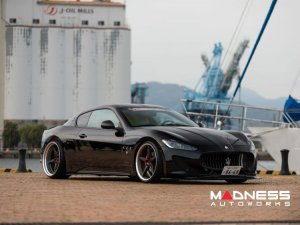 Maserati GranTurismo Custom Wheels - VWS-3 by Vossen - Satin Black/ Matte Silver Barrel